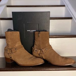 Saint Laurent Wyatt Harness Boots Size 43(US 10)